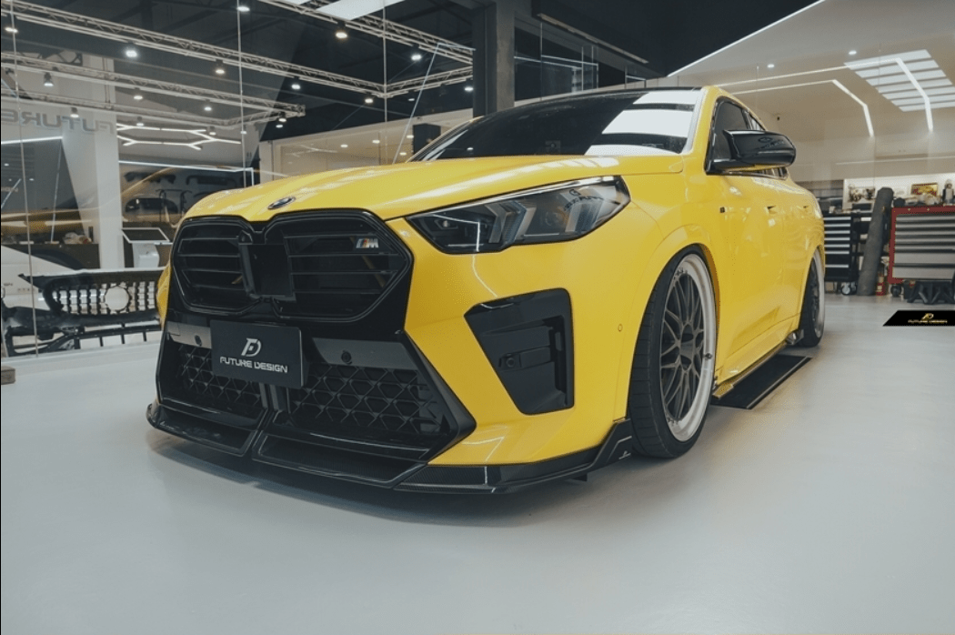 FUTURE DESIGN - BMW IX2 / X2 U10 DRY CARBON FRONT LIP V1 - Aero Carbon UK
