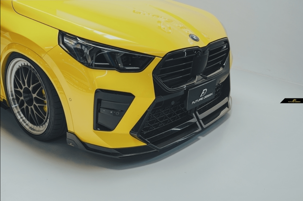 FUTURE DESIGN - BMW IX2 / X2 U10 DRY CARBON FRONT LIP V1 - Aero Carbon UK