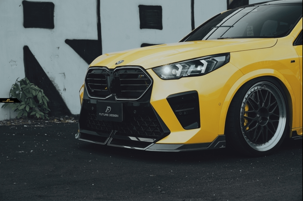 FUTURE DESIGN - BMW IX2 / X2 U10 DRY CARBON FRONT LIP V1 - Aero Carbon UK
