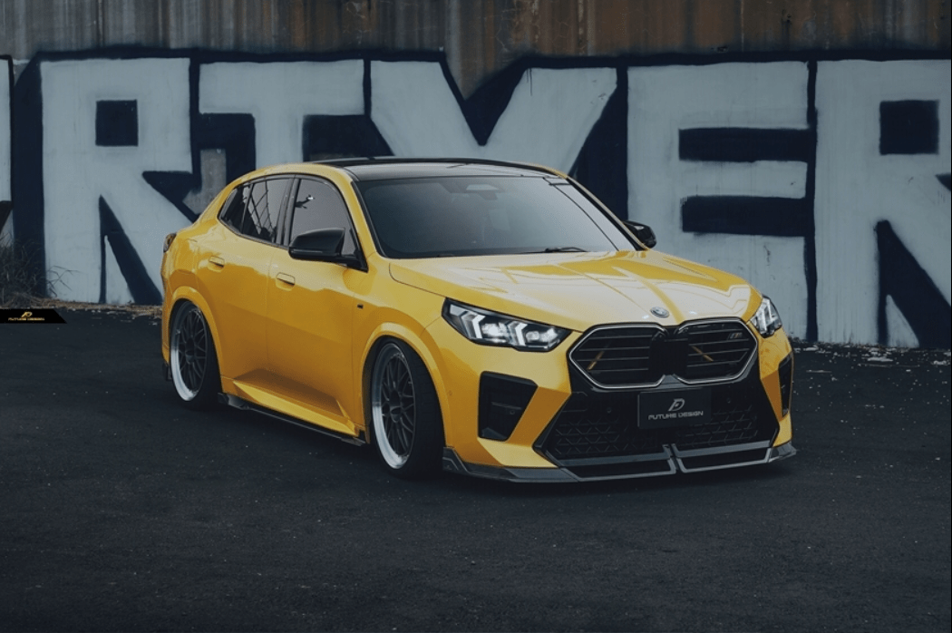 FUTURE DESIGN - BMW IX2 / X2 U10 DRY CARBON FRONT LIP V1 - Aero Carbon UK