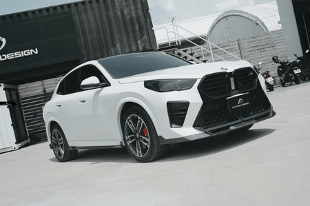 FUTURE DESIGN - BMW IX2 / X2 U10 DRY CARBON FRONT LIP V2 - Aero Carbon UK