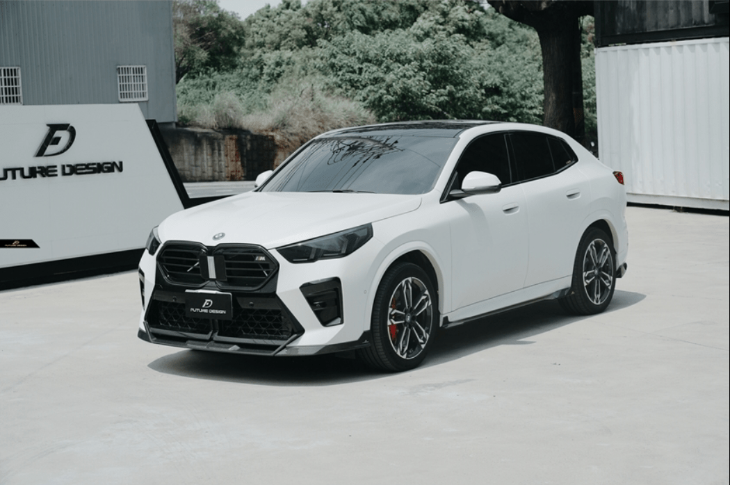 FUTURE DESIGN - BMW IX2 / X2 U10 DRY CARBON FRONT LIP V2 - Aero Carbon UK