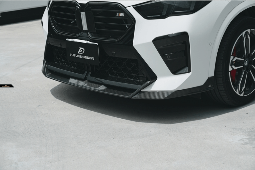 FUTURE DESIGN - BMW IX2 / X2 U10 DRY CARBON FRONT LIP V2 - Aero Carbon UK
