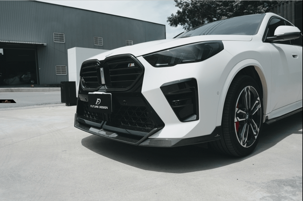 FUTURE DESIGN - BMW IX2 / X2 U10 DRY CARBON FRONT LIP V2 - Aero Carbon UK