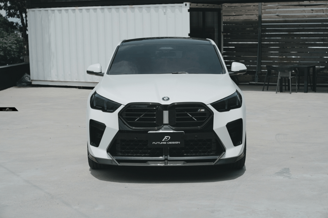 FUTURE DESIGN - BMW IX2 / X2 U10 DRY CARBON FRONT LIP V2 - Aero Carbon UK