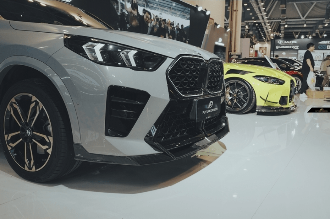 FUTURE DESIGN - BMW IX2 / X2 U10 DRY CARBON FRONT LIP V2 - Aero Carbon UK