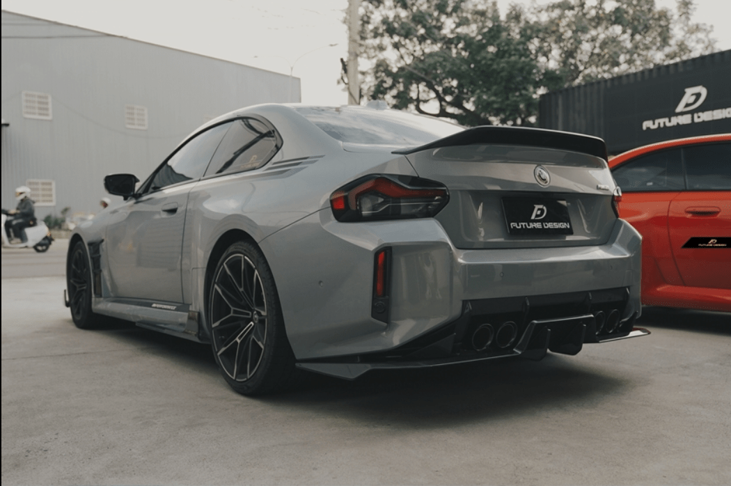 FUTURE DESIGN - BMW M2 G87 DRY CARBON REAR SPOILER V1 - Aero Carbon UK