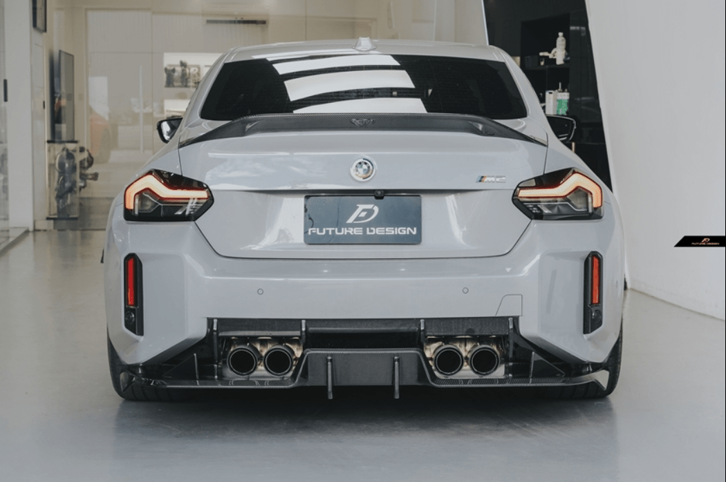 FUTURE DESIGN - BMW M2 G87 DRY CARBON REAR SPOILER V1 - Aero Carbon UK