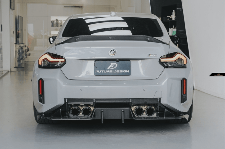 FUTURE DESIGN - BMW M2 G87 DRY CARBON REAR SPOILER V1 - Aero Carbon UK