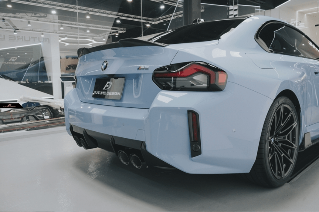 FUTURE DESIGN - BMW M2 G87 DRY CARBON REAR SPOILER V2 - Aero Carbon UK