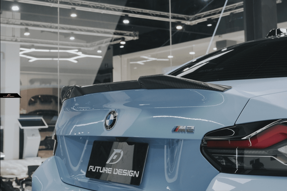 FUTURE DESIGN - BMW M2 G87 DRY CARBON REAR SPOILER V2 - Aero Carbon UK
