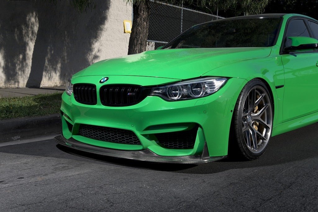 FUTURE DESIGN - BMW M3 F80 / M4 F82 F83 CARBON FIBRE FRONT LIP E STYLE - Aero Carbon UK