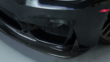 FUTURE DESIGN - BMW M3 F80 / M4 F82 F83 CARBON FIBRE FRONT LIP E STYLE - Aero Carbon UK