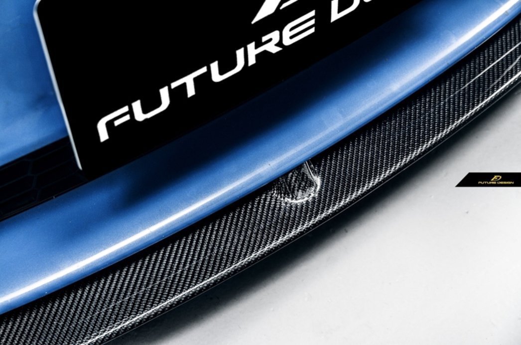 FUTURE DESIGN - BMW M3 F80 / M4 F82 F83 CARBON FIBRE FRONT LIP MP STYLE - Aero Carbon UK