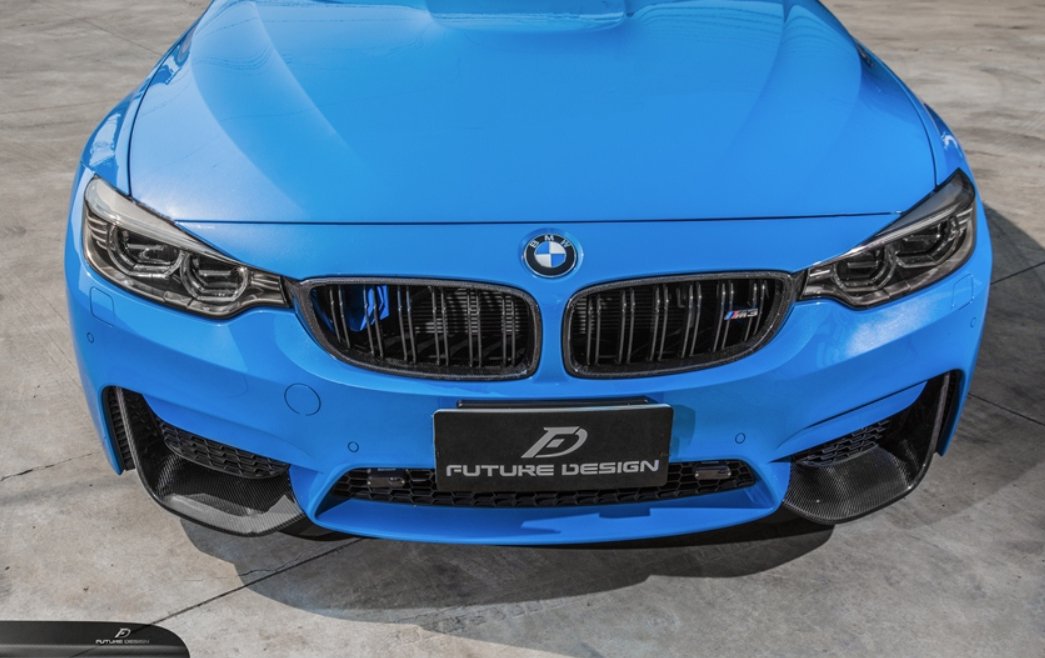 FUTURE DESIGN - BMW M3 F80 / M4 F82 F83 CARBON FIBRE FRONT LOWER VENT COVER&nbsp; - Aero Carbon UK