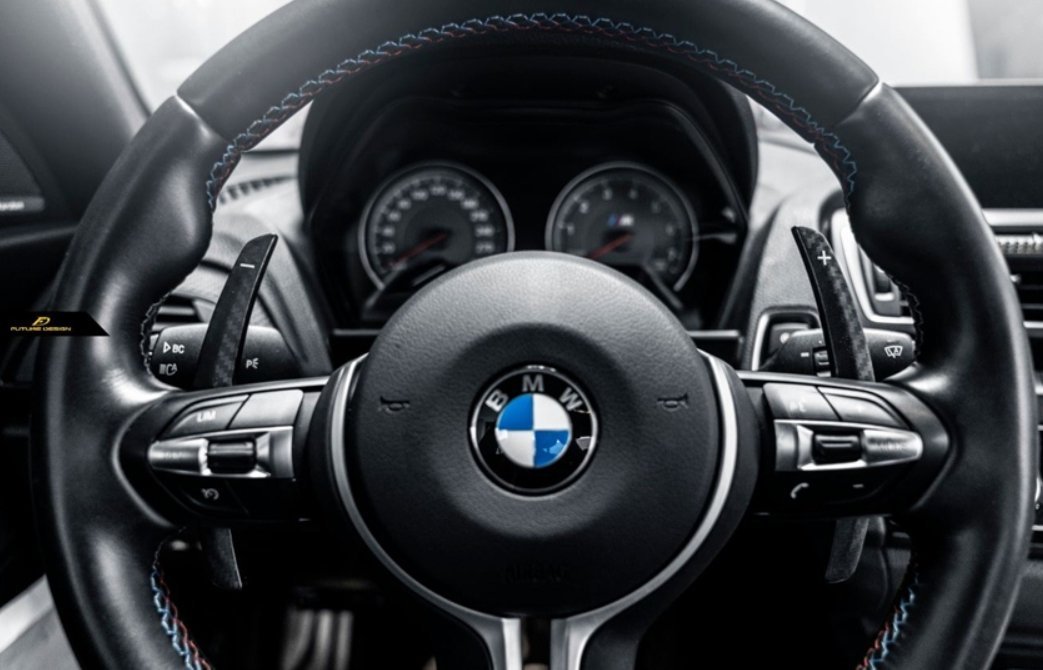 FUTURE DESIGN - BMW M3 F80 / M4 F82 F83 CARBON FIBRE PADDLE SHIFTERS - Aero Carbon UK