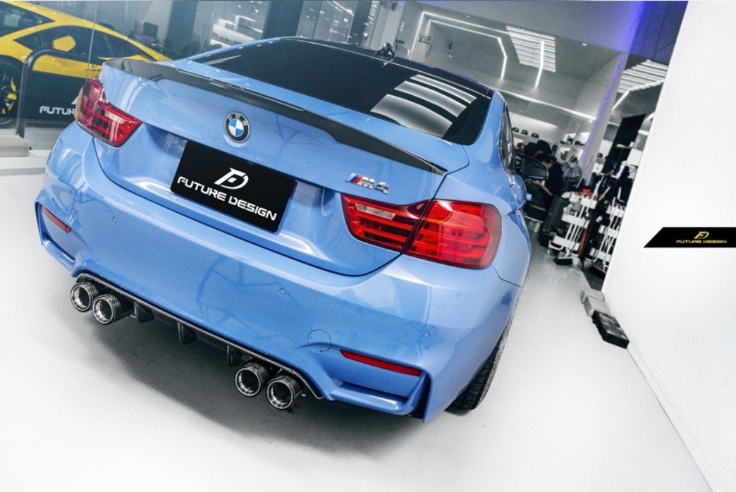 FUTURE DESIGN - BMW M3 F80 / M4 F82 F83 CARBON FIBRE REAR DIFFUSER - Aero Carbon UK