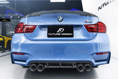 FUTURE DESIGN - BMW M3 F80 / M4 F82 F83 CARBON FIBRE REAR DIFFUSER - Aero Carbon UK