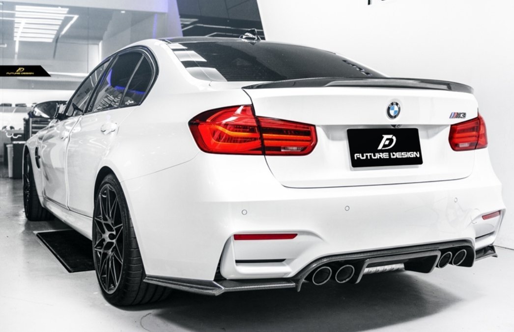 FUTURE DESIGN - BMW M3 F80 / M4 F82 F83 CARBON FIBRE REAR DIFFUSER EXO STYLE - Aero Carbon UK