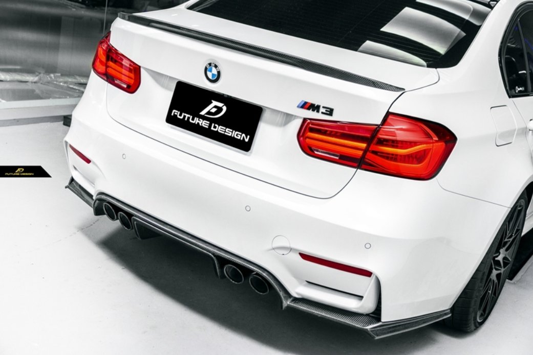 FUTURE DESIGN - BMW M3 F80 / M4 F82 F83 CARBON FIBRE REAR DIFFUSER EXO STYLE - Aero Carbon UK