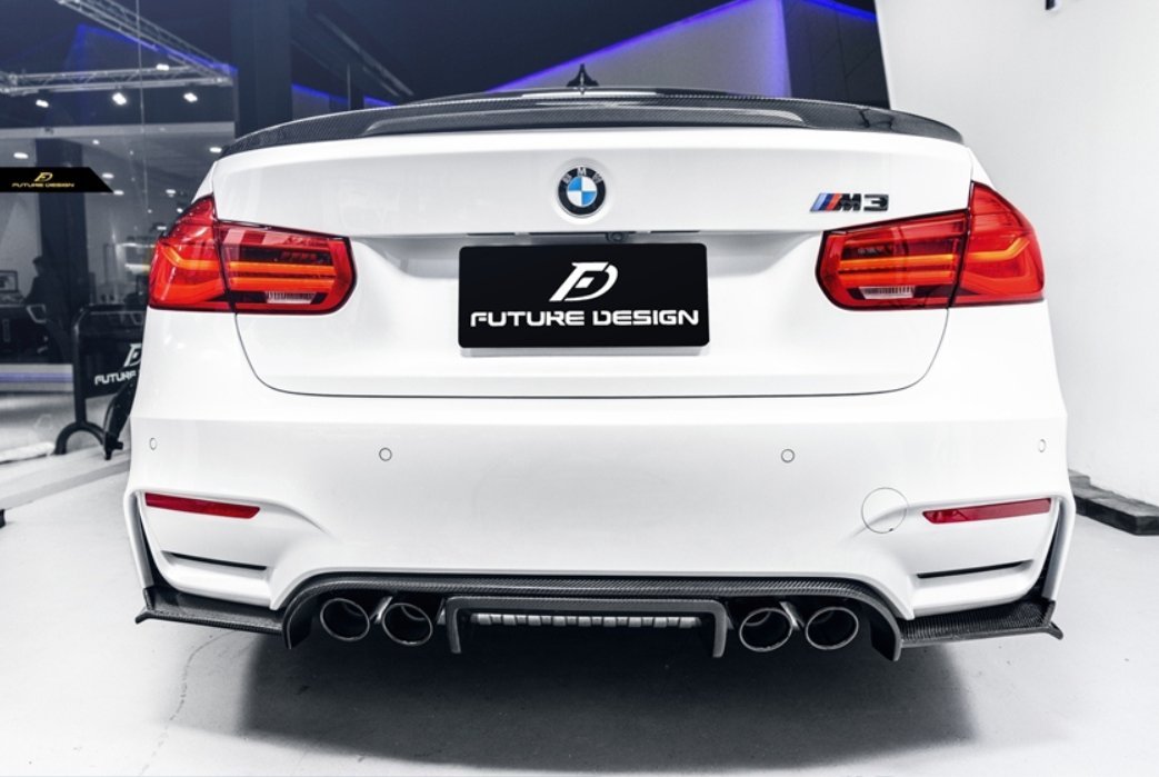 FUTURE DESIGN - BMW M3 F80 / M4 F82 F83 CARBON FIBRE REAR DIFFUSER EXO STYLE - Aero Carbon UK