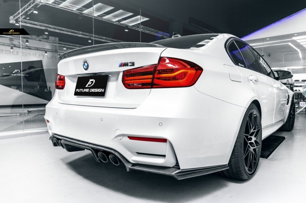 FUTURE DESIGN - BMW M3 F80 / M4 F82 F83 CARBON FIBRE REAR DIFFUSER EXO STYLE - Aero Carbon UK