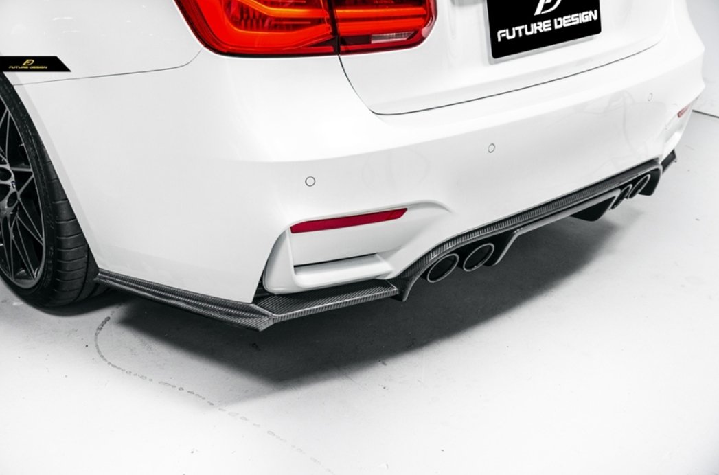 FUTURE DESIGN - BMW M3 F80 / M4 F82 F83 CARBON FIBRE REAR DIFFUSER EXO STYLE - Aero Carbon UK