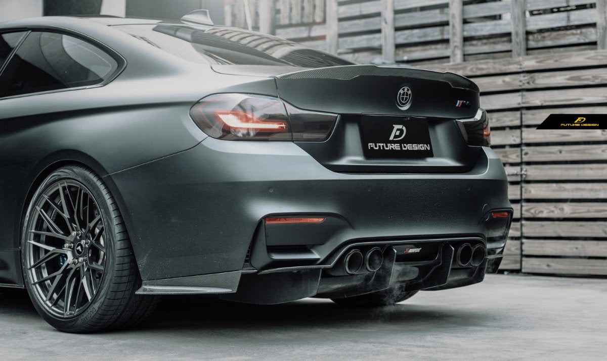 FUTURE DESIGN - BMW M3 F80 / M4 F82 F83 CARBON FIBRE REAR DIFFUSER PSM ...