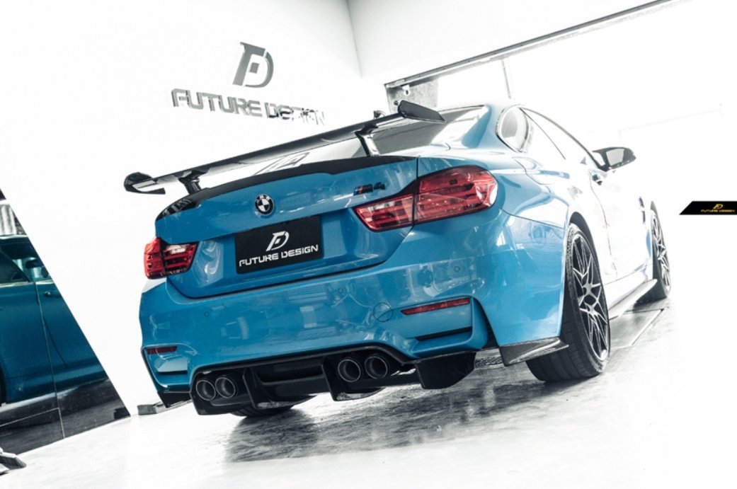 FUTURE DESIGN - BMW M3 F80 / M4 F82 F83 CARBON FIBRE REAR DIFFUSER PSM STYLE - Aero Carbon UK