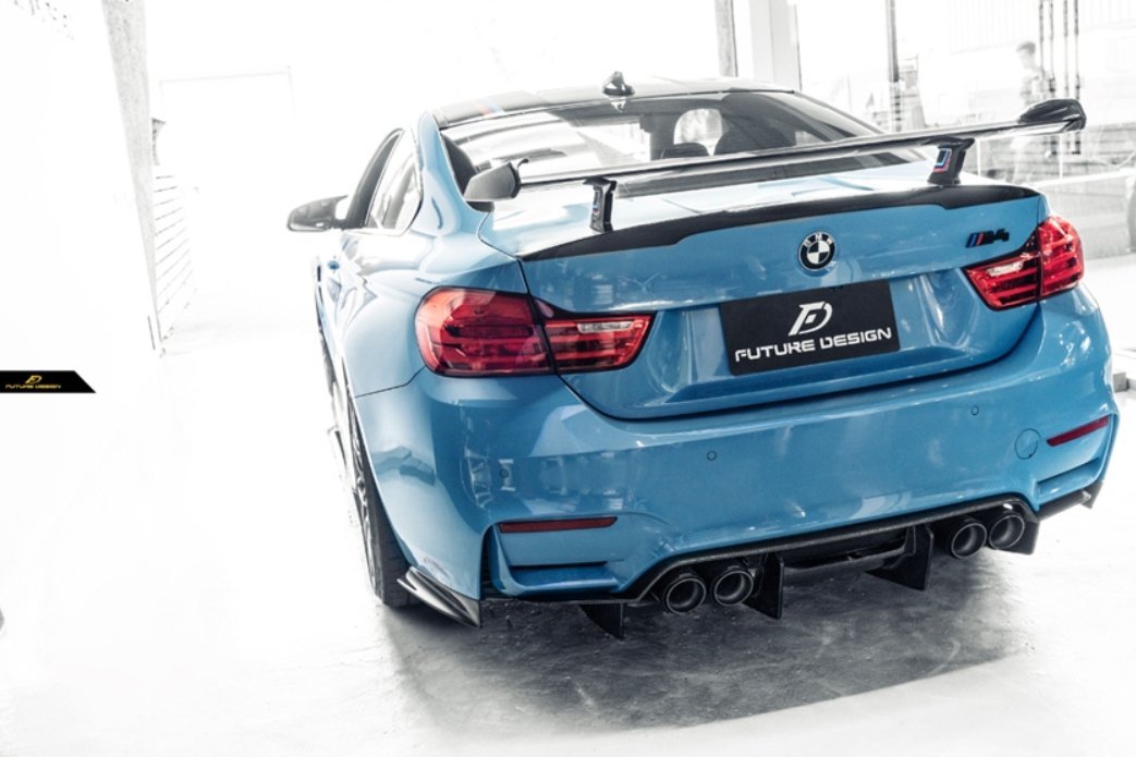 FUTURE DESIGN - BMW M3 F80 / M4 F82 F83 CARBON FIBRE REAR DIFFUSER PSM STYLE - Aero Carbon UK