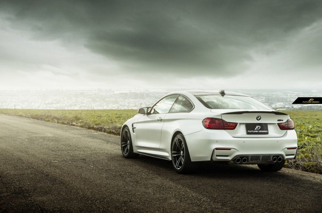 FUTURE DESIGN - BMW M3 F80 / M4 F82 F83 CARBON FIBRE REAR DIFFUSER RKP STYLE - Aero Carbon UK