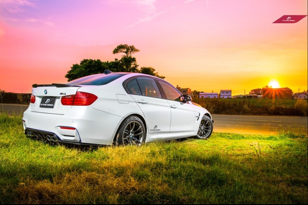 FUTURE DESIGN - BMW M3 F80 / M4 F82 F83 CARBON FIBRE REAR DIFFUSER V1 - Aero Carbon UK