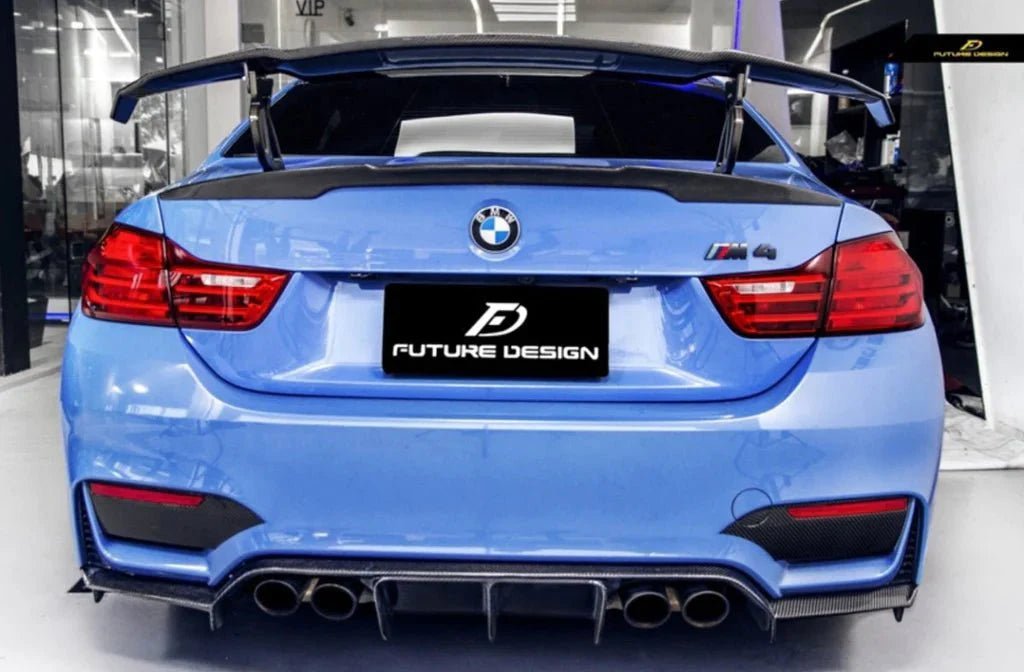 FUTURE DESIGN - BMW M3 F80 / M4 F82 F83 CARBON FIBRE REAR SPOILER WING DTM STYLE - Aero Carbon UK