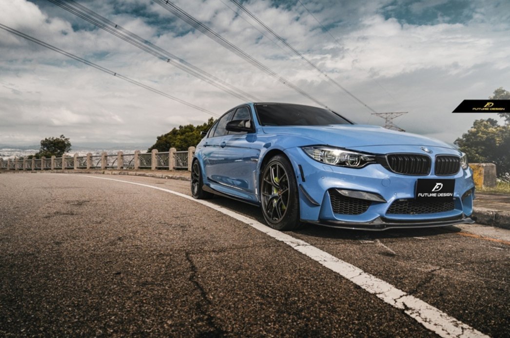 FUTURE DESIGN - BMW M3 F80 / M4 F82 F83 CARBON FIBRE SIDE SKIRTS GT STYLE - Aero Carbon UK