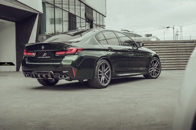 thumbnail image 2 of Gloss Black Side Skirt Extensions For BMW G30 530i 540i M550i F90 M5 2017-2023 – MP Style, Cuztomtuning, 2pcs 2 of 5