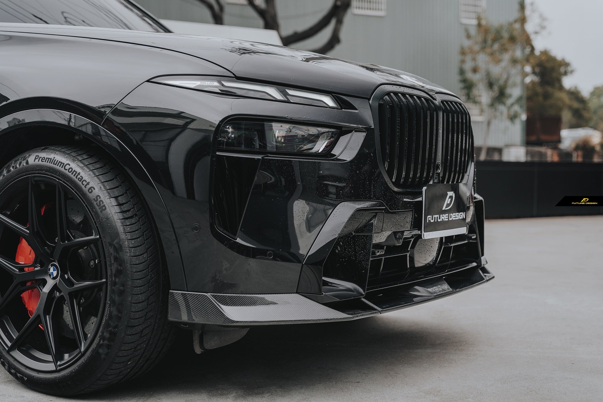 FUTURE DESIGN - BMW X7 G07 LCI CARBON FIBRE FRONT LIP - Aero Carbon UK