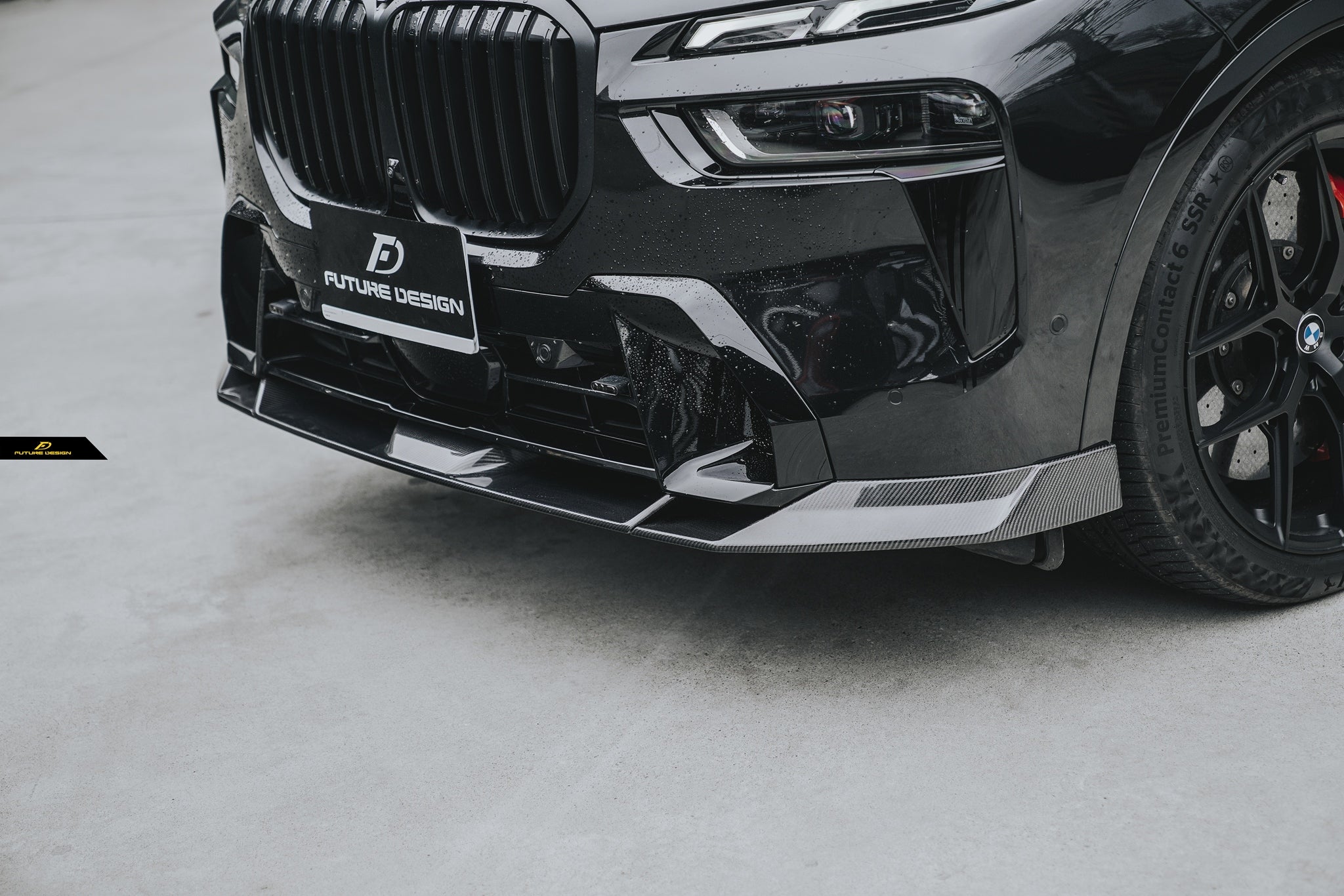 FUTURE DESIGN - BMW X7 G07 LCI CARBON FIBRE FRONT LIP - Aero Carbon UK