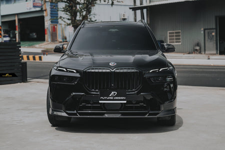 FUTURE DESIGN - BMW X7 G07 LCI CARBON FIBRE FRONT LIP - Aero Carbon UK