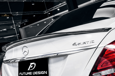 Future Design Carbon 2015-ON Carbon Fiber Rear Spoiler P Style for Mercedes Benz W205 C300 C43 C63 AMG Coupe 2 Door Sedan 4 Door - Aero Carbon UK