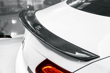 Future Design Carbon 2015-ON Carbon Fiber Rear Spoiler P Style for Mercedes Benz W205 C300 C43 C63 AMG Coupe 2 Door Sedan 4 Door - Aero Carbon UK