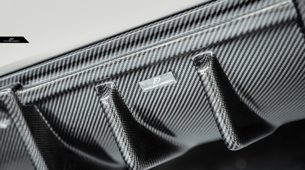 Future Design Carbon FD GT2 Carbon Fiber Rear Diffuser for W205 C300 C43 C63 AMG Package 2015-ON - Aero Carbon UK