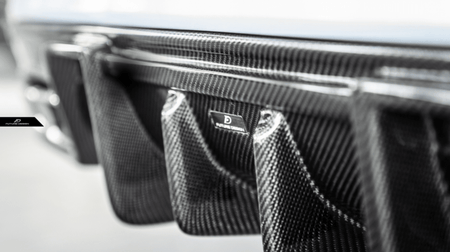 Future Design Carbon FD GT2 Carbon Fiber Rear Diffuser for W205 C300 C43 C63 AMG Package 2015-ON - Aero Carbon UK