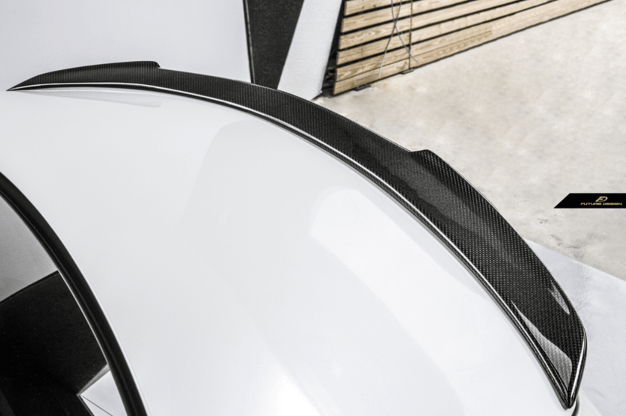 Future Design Carbon Fiber Rear Spoiler FD V1 for Mercedes Benz 2015-ON W205 C300 C43 C63 AMG Sedan 4 Door - Aero Carbon UK