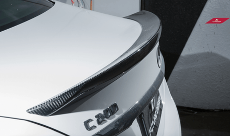 Future Design Carbon Fiber Rear Spoiler MO Style for Benz W205 2015-2020 C300 C43 C63 AMG Sedan 4 Door - Aero Carbon UK