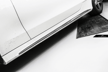 Future Design Carbon Fiber Side Flares Cover for Mercedes Benz W205 2015-2020 C300 C43 C63 AMG Coupe 2 Door Sedan - Aero Carbon UK