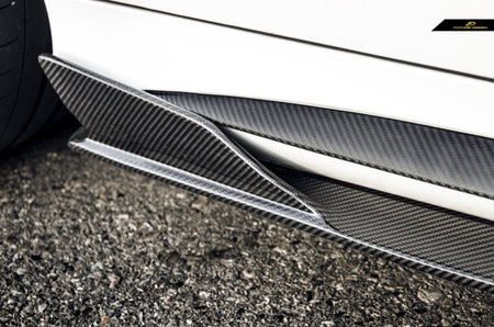 Future Design Carbon Fiber Side Skirts GT Style for Mercedes Benz W205 2015-ON C300 C43 C63 AMG Coupe 2 Door Sedan 4 Door - Aero Carbon UK