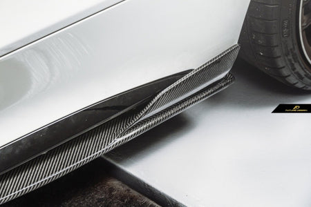 Future Design Carbon Fiber Side Skirts GT Style for Mercedes Benz W205 2015-ON C300 C43 C63 AMG Coupe 2 Door Sedan 4 Door - Aero Carbon UK
