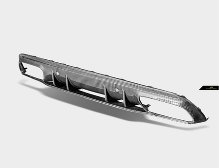 Future Design ED1 Carbon Fiber Rear Diffuser For Mercedes Benz W205 C300 C450 C43 AMG 2015-2020 Sedan - Aero Carbon UK