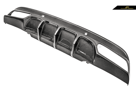 Future Design FD GT Carbon Fiber Rear Diffuser for W205 AMG Sport Package / C63 AMG Sedan 2015-ON - Aero Carbon UK