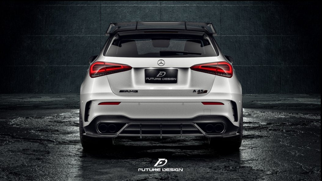 FUTURE DESIGN - MERCEDES BENZ A CLASS W177 A35 / A45 REAR DIFFUSER - Aero Carbon UK